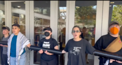 ‘Free, free Palestine’: Protestors chain themselves to Pelosi’s SF office building
