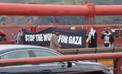 Golden Gate Bridge reopens, protesters gather outside Tesla’s Fremont factory