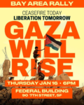 San Francisco Gaza Rally January 16, 2025