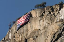 Distress flag at Yosemite