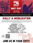 May Day demonstrations in NorCal
