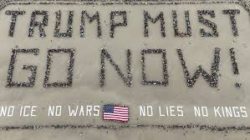 No Kings Human Banner March 28, 2026