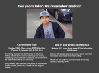 Two days of remembrances for Amilcar, killed by SFPD:  Sunday 2/26 & Monday 2/27
