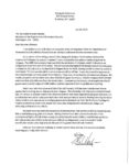 Resignation from Department of Homeland Security Advisory Council