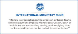 IMF acknowledges that banks create money out of the blue