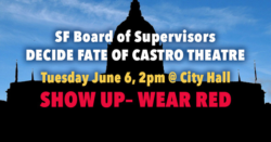 Board of Supervisors Hearing on Castro Theatre