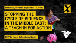 A Teach-In on the Middle East on November 29