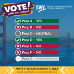 League of Women Voters endorsements