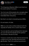 What Terry Moran said about Stephen Miller on X