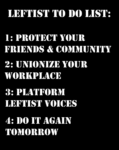 Leftist To Do List