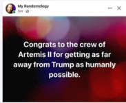 Congrats to Artemis II