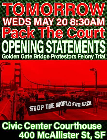 Golden Gate Bridge Felony Trial @ Court House