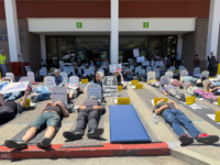 At a ‘die-in’ in East Oakland, protesters slam Trump healthcare cuts